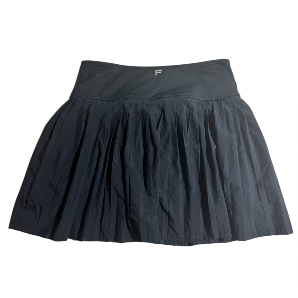 Fabletics Hot Shot Pleated Skirt Classic Mini Black Size Large Tennis Skort - Picture 5 of 6